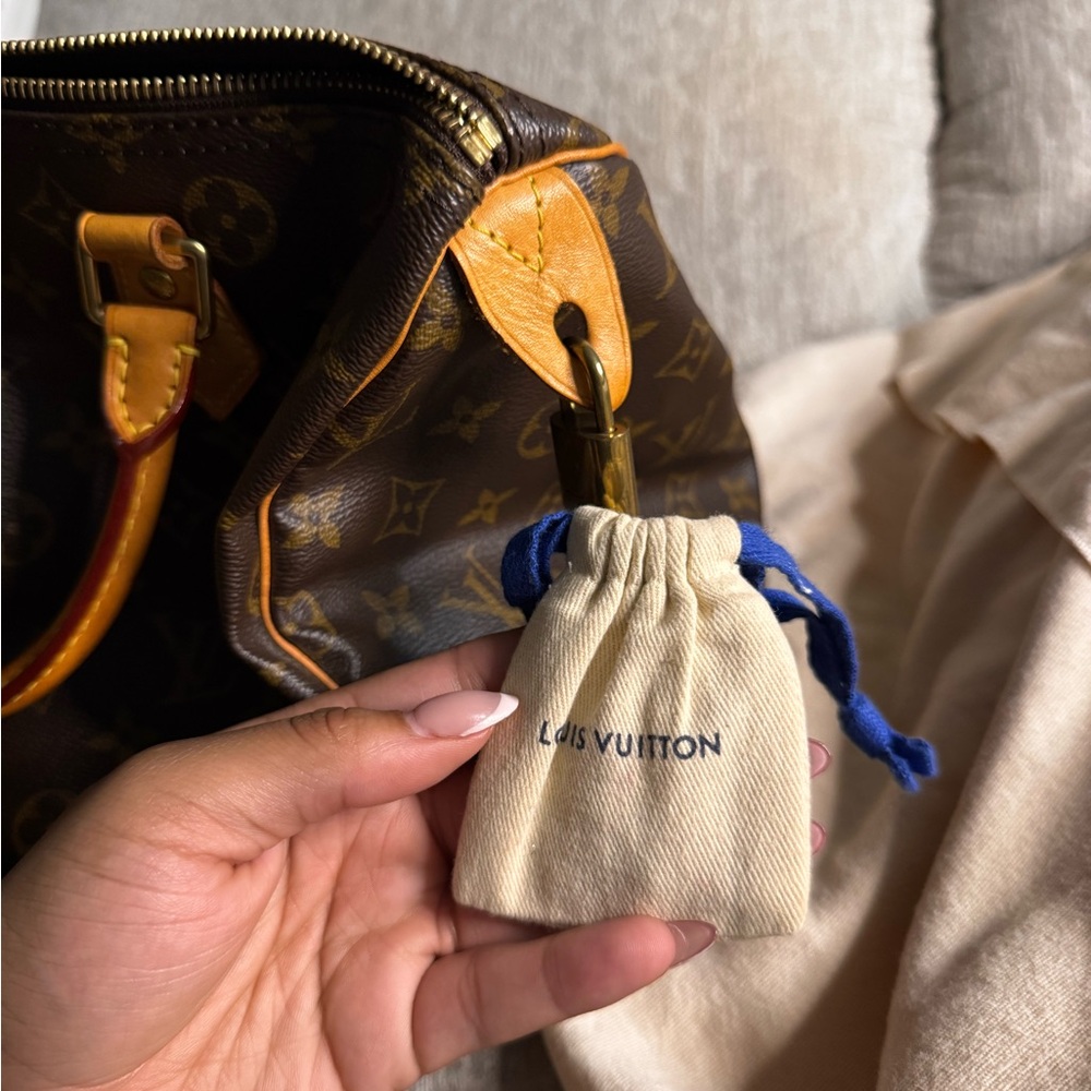 Louis Vuitton Brown and Tan Monogram Satchel - Picture 4 of 8
